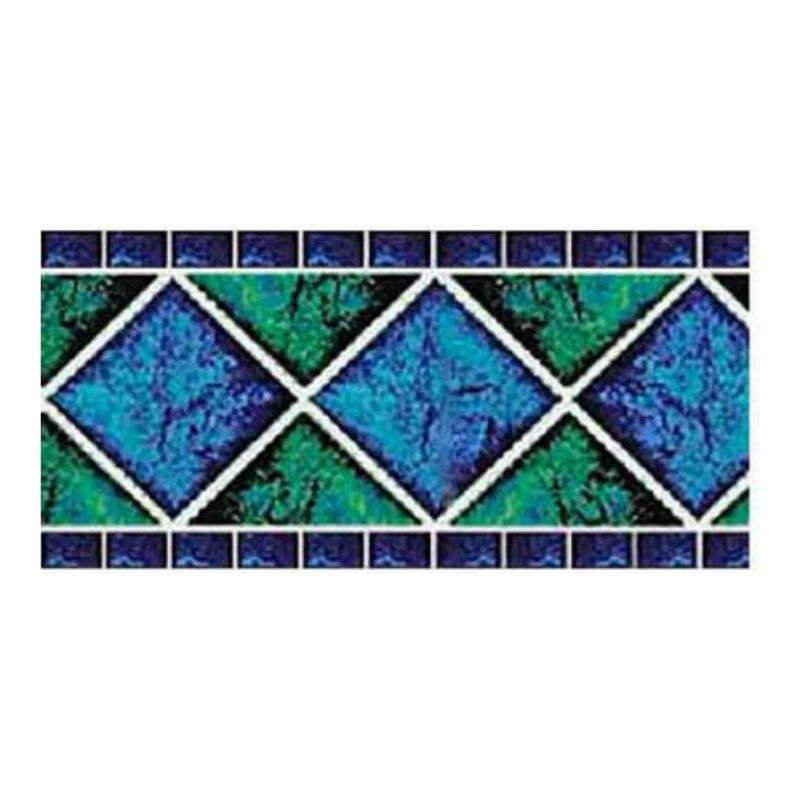 Sheraton Fibreglass Pool Mosaic Tile Sheet 810mm x165mm