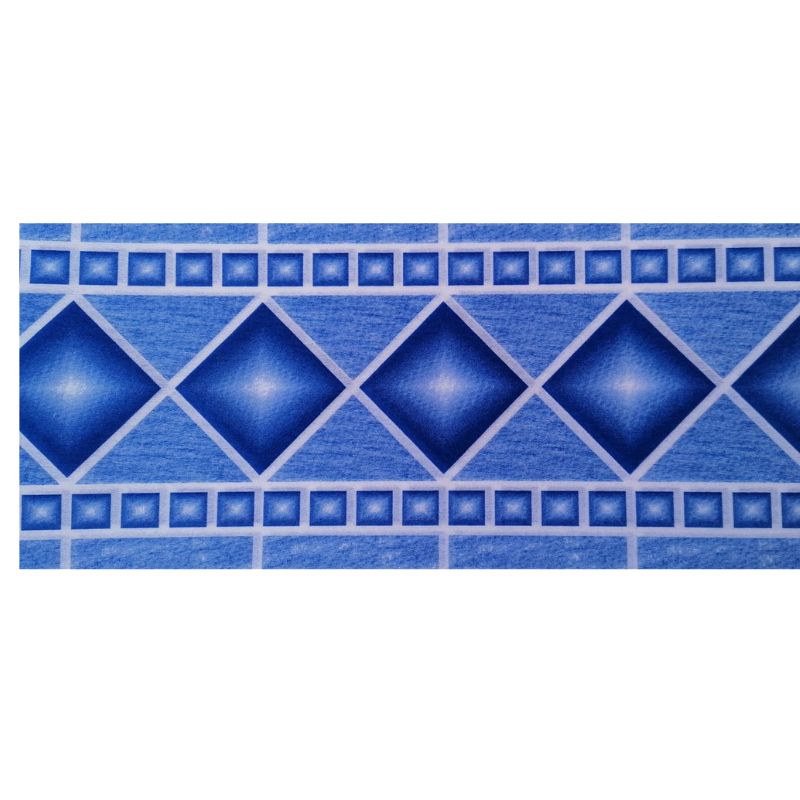 Tuscan Blue Fibreglass Pool Mosaic Tile Sheet 800mm x160mm