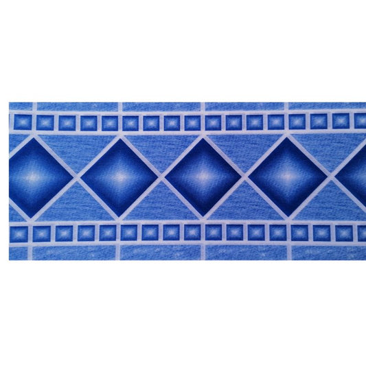 Tuscan MOD-N-Blue Fibreglass Pool Mosaic Tile Sheet 960mm x160mm