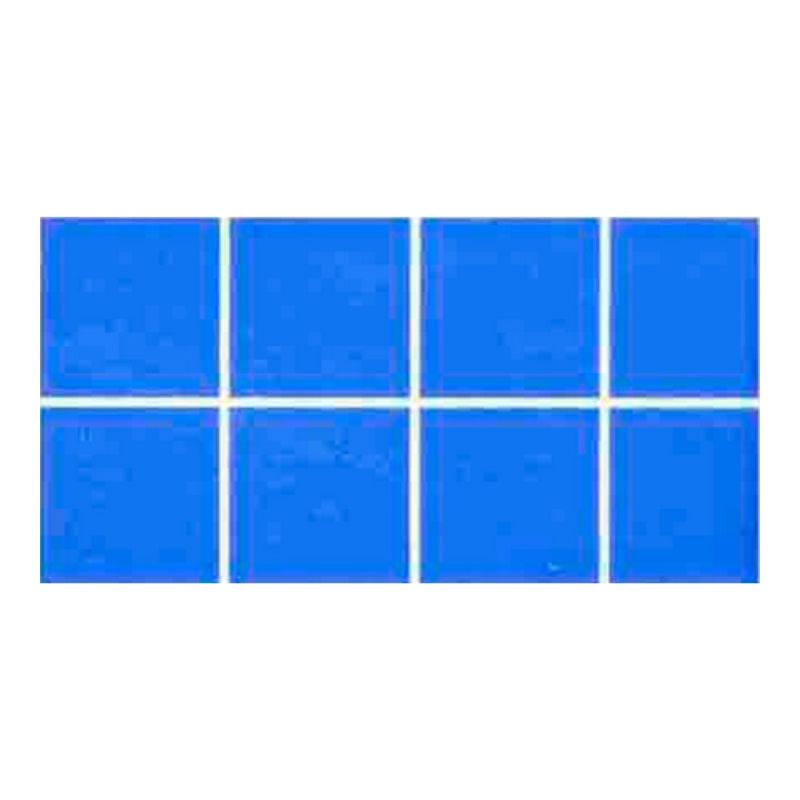 Twin Sky blue Fibreglass Pool Mosaic Tile Sheet 610x150mm