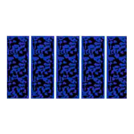 Waterlines Dark Blue Fibreglass Pool Mosaic Tile Sheet 610 x154mm