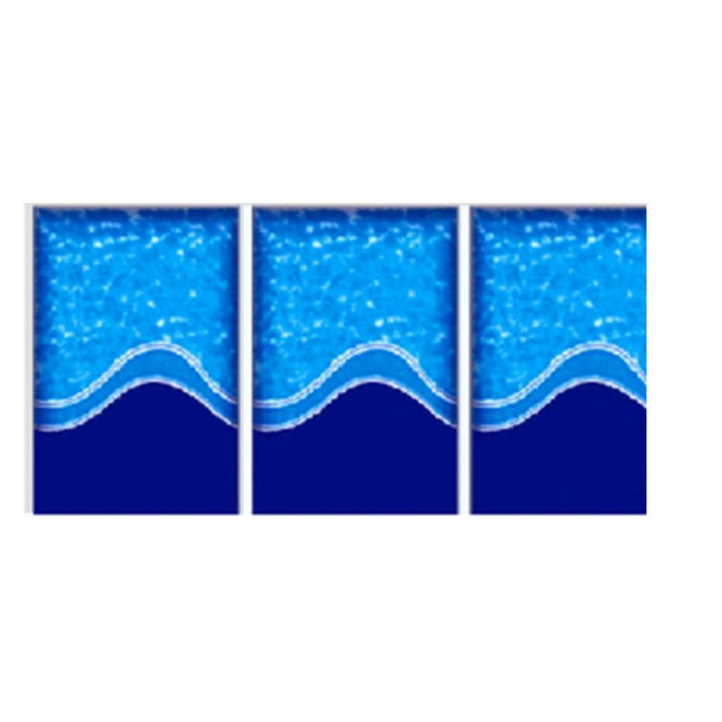 Wave Fibreglass Pool Mosaic Tile Sheet 800mm x170mm