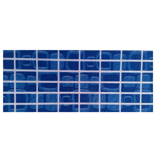 Lunaro Blue Fibreglass Pool Mosaic  Tissue Sheet 960mm x160mm
